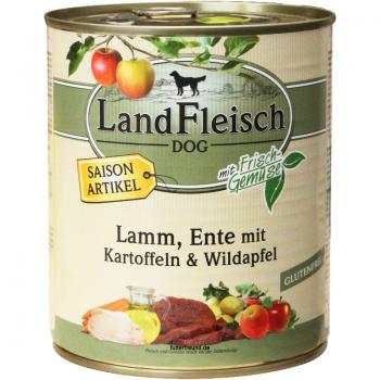 Landfleisch Classic Lamm & Ente & Kartoffeln &Wildapfel 800 g